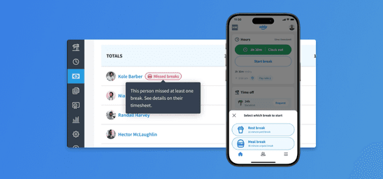 Stay Compliant with Our New Meal and Rest Breaks Tracking Feature